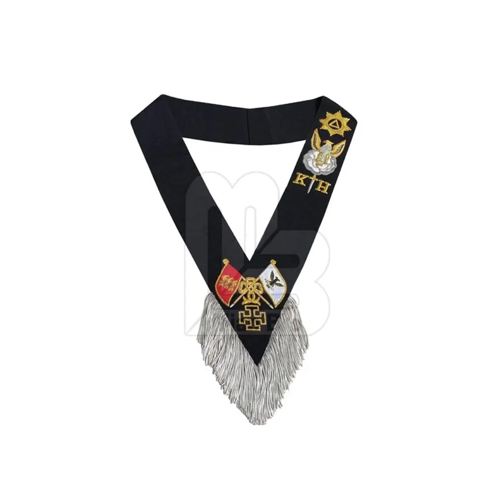 Masonic Collars Hand Embroidered Masonic Scottish Rite Worshipful Master Collar