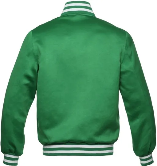 custom new style Satin Bomber Versity Jacket Custom embroidery Silk Versity Baseball Jacket Pakistan