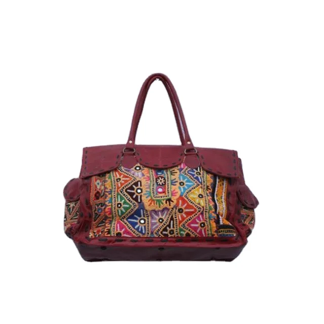 Indian Handbag Handwork Embroidered Hippie Gypsy Vintage Woman Shoulder Purse Banjara Bag
