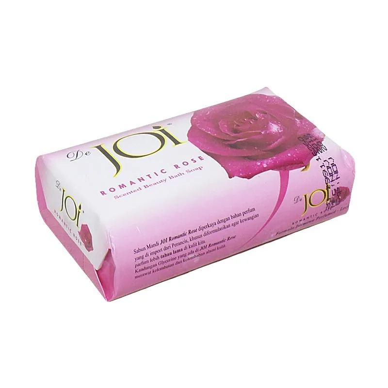 Super Cheap Indonesia Private Label OEM ODM DE JOI Romantic Beauty Bar Soap Flowers Frangipani Jasmine Rose Wholesale