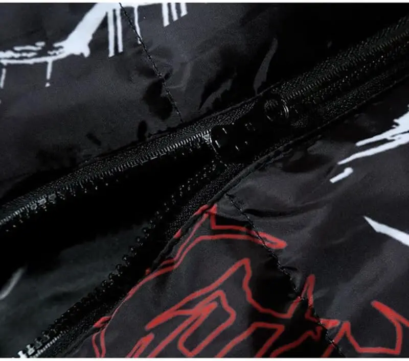 New Fashion Austhetic Unisex Winter Thick Anime Printed Puffer Jackets 320gsm Polyester Filling Inside Plusize sublimated jacket