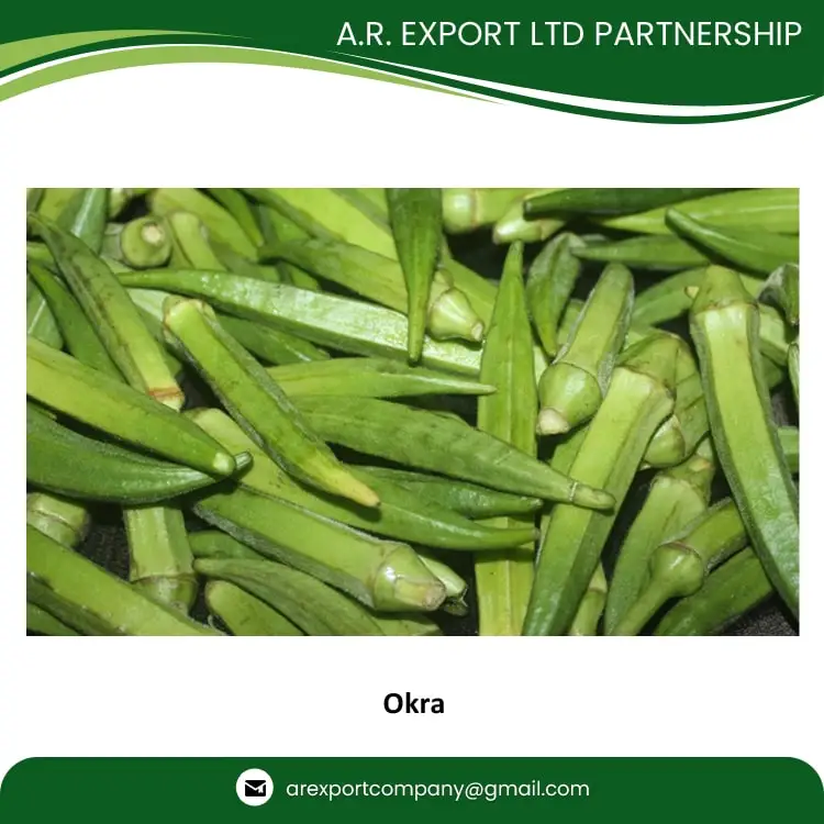 Best Quality Widely Selling Common Cultivated Frozen Okra from Top Listed Thailand Origin Exporter