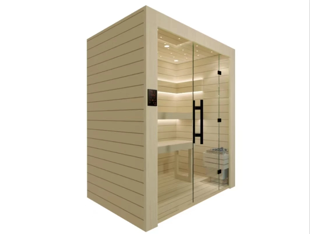 2024 Custom Traditional Steam Sauna Room with Heater Indoor Sauna Room