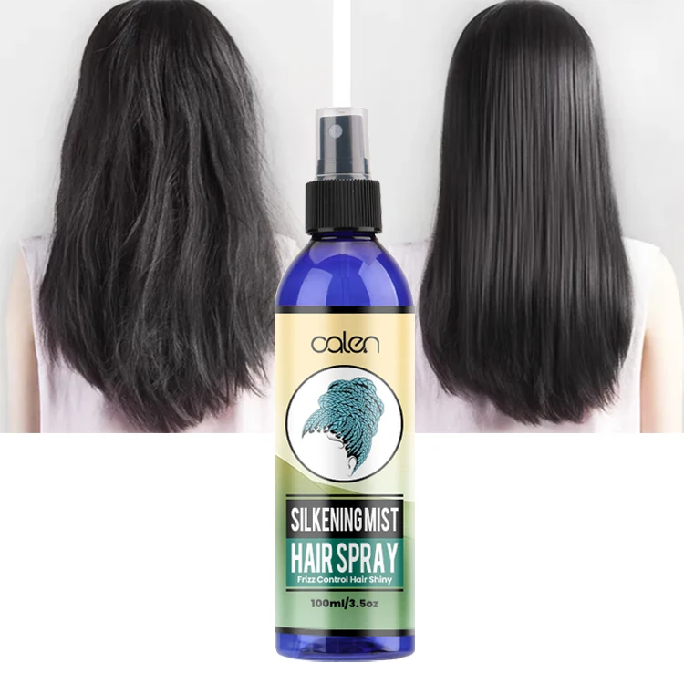 Oalen Customize Hair Styling Smooths Frizz Heat Protect Shine Hair Silkening Spray