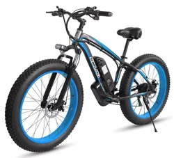 Excider XT750S Folding Mountain Bike Electric Bicycle 48V 26 Inches E-bike with 10.4AH Battery and 400W Motor