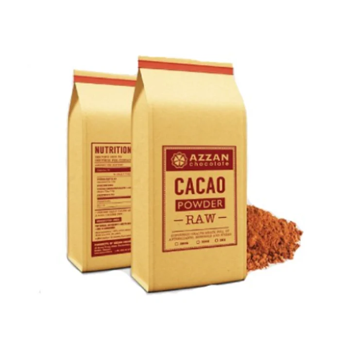 Distinct Cocoa Flavor Wholesale Food & Beverage Azzan Cacao Powder 100% Cacao 500G Origin From DakLak Vietnam