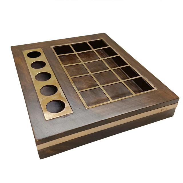 Best Quality Custom Design Wooden Steel Display Stand Tabletop Essential Oil Cosmetic Skin Care Products Indian Factory Direct