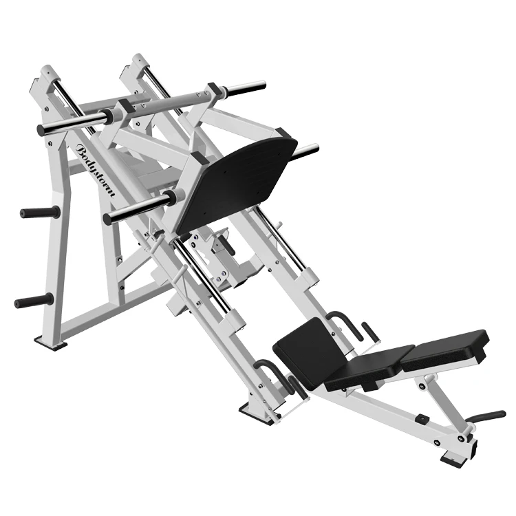 2022 Commercial Gym Fitness Equipment 40 Degree Leg Press with Steel Leg Curl Extension Plate Loaded Machine