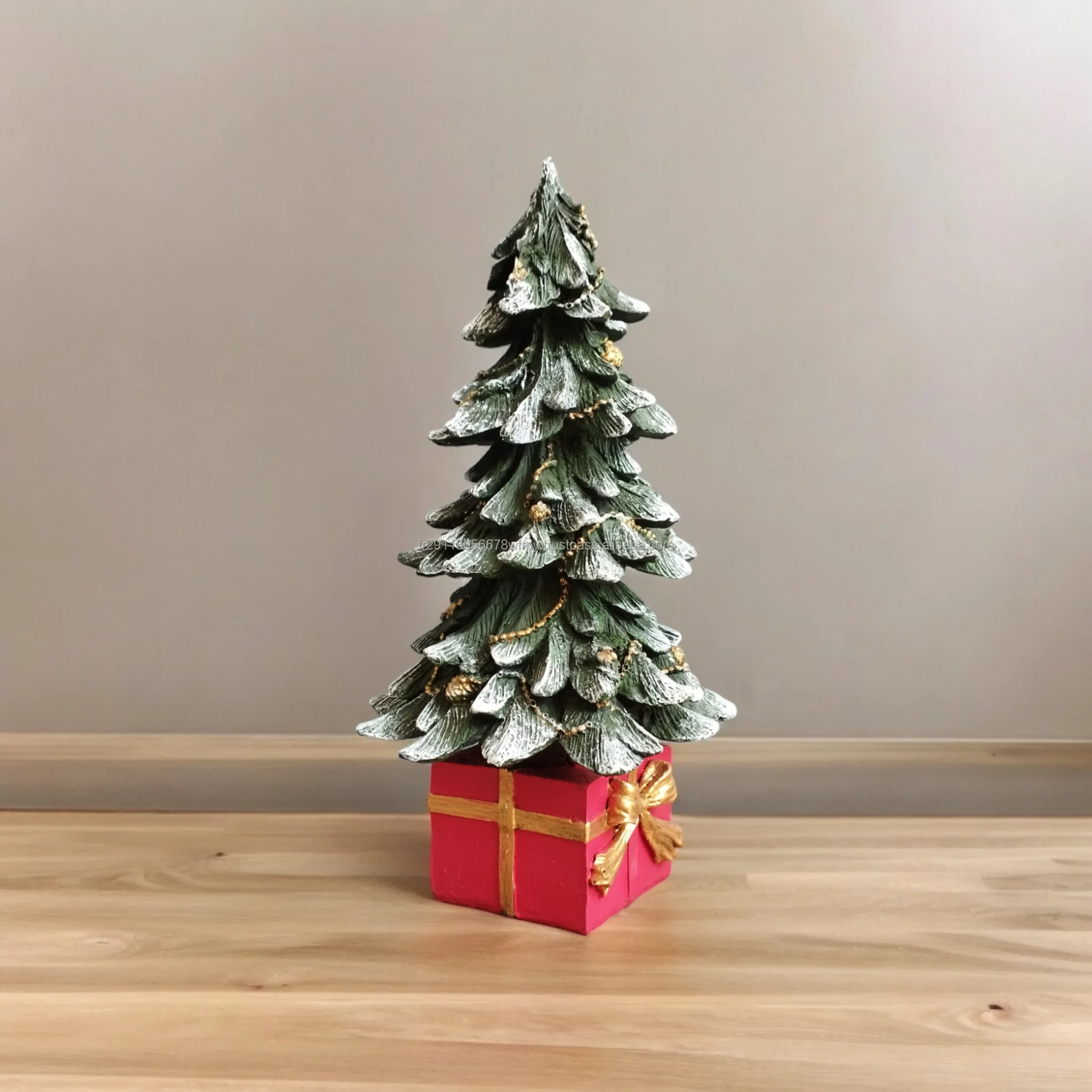 High Quality Christmas Home Decor Set Santa Claus Pine Tree Statue Sculpture Desk Ornaments for Table Decorations Figurine