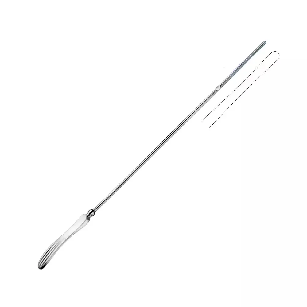 Высокое качество симки матки зонд Градуированный в жесткое изогнутое гинекологии Диагностические Приборы 32 cm12 12