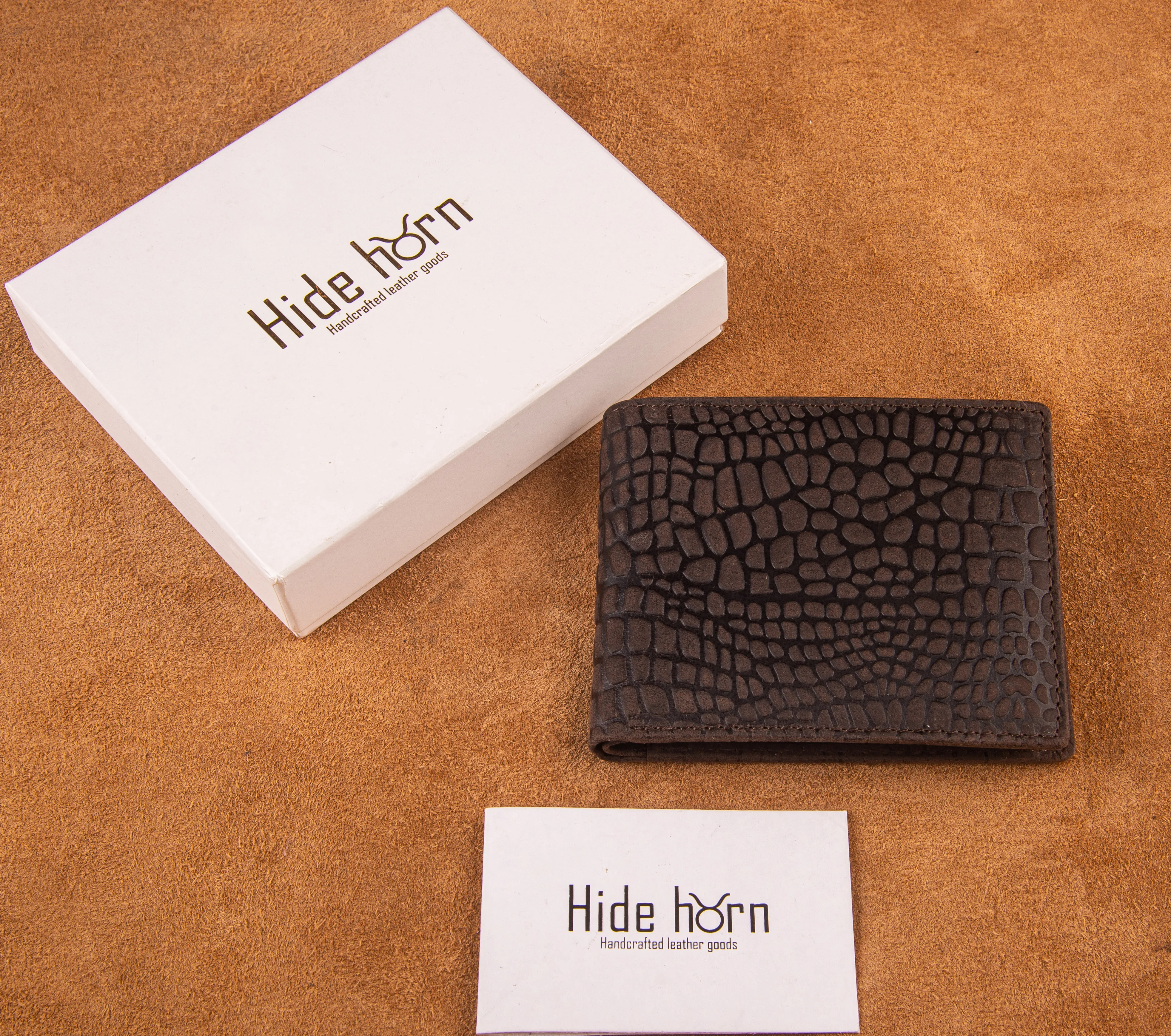 Wallet Print Genuine Leather Hot Selling Bi-fold Brown Men Short Slim Wallet RFID Fashion Pop up Rfid Blocking Slim Card Holders