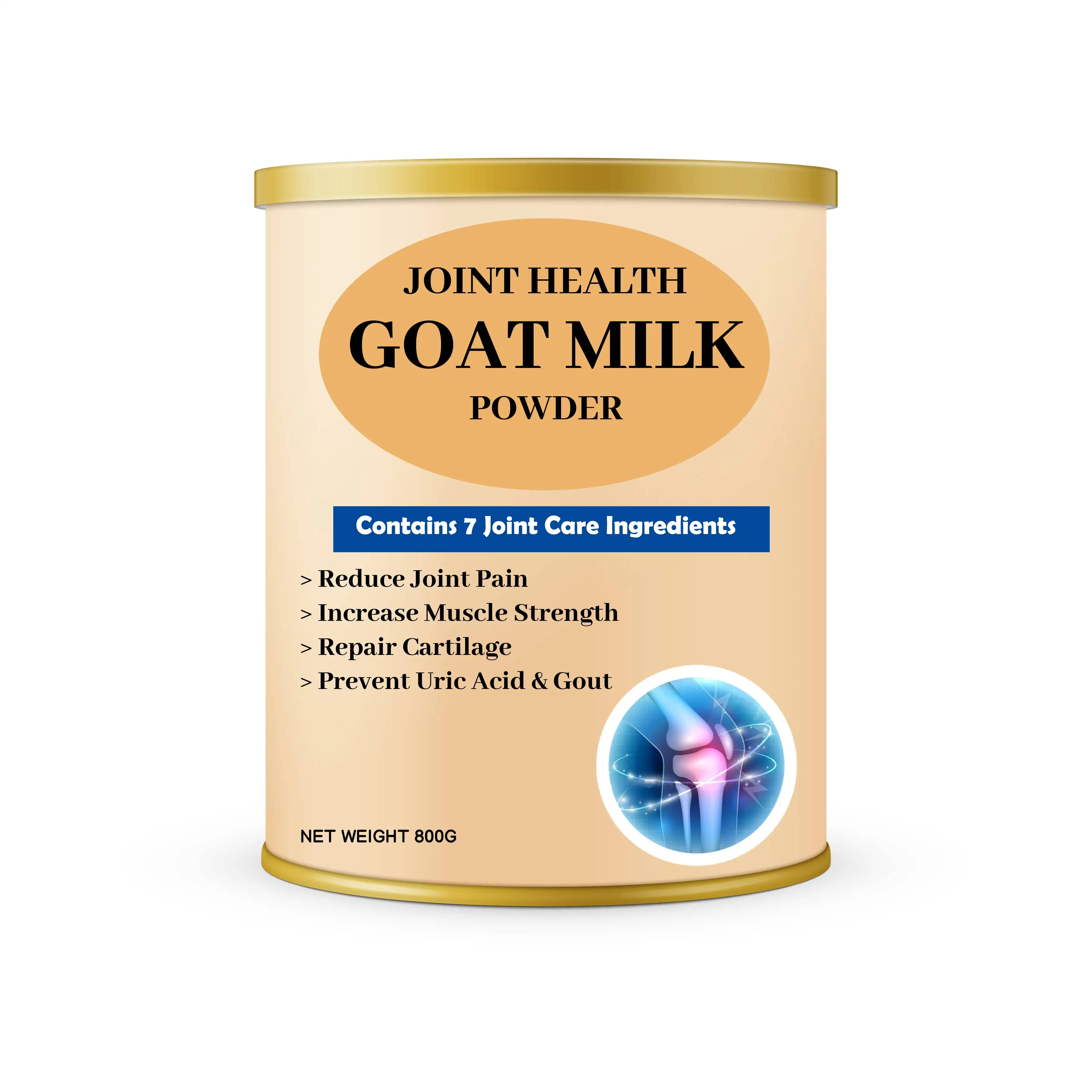 Attractive Pricing Preferred Premium Quality Fortified Joint Goat Milk Powder For Adult 800g Great For Repairing Damaged Muscles