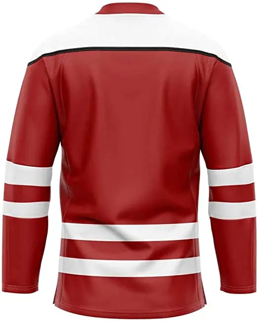 Professional Production Sublimation Printed Ice Hockey Jerseys Ice Hockey Jersey Custom Team Men Ice Hockey Uniform