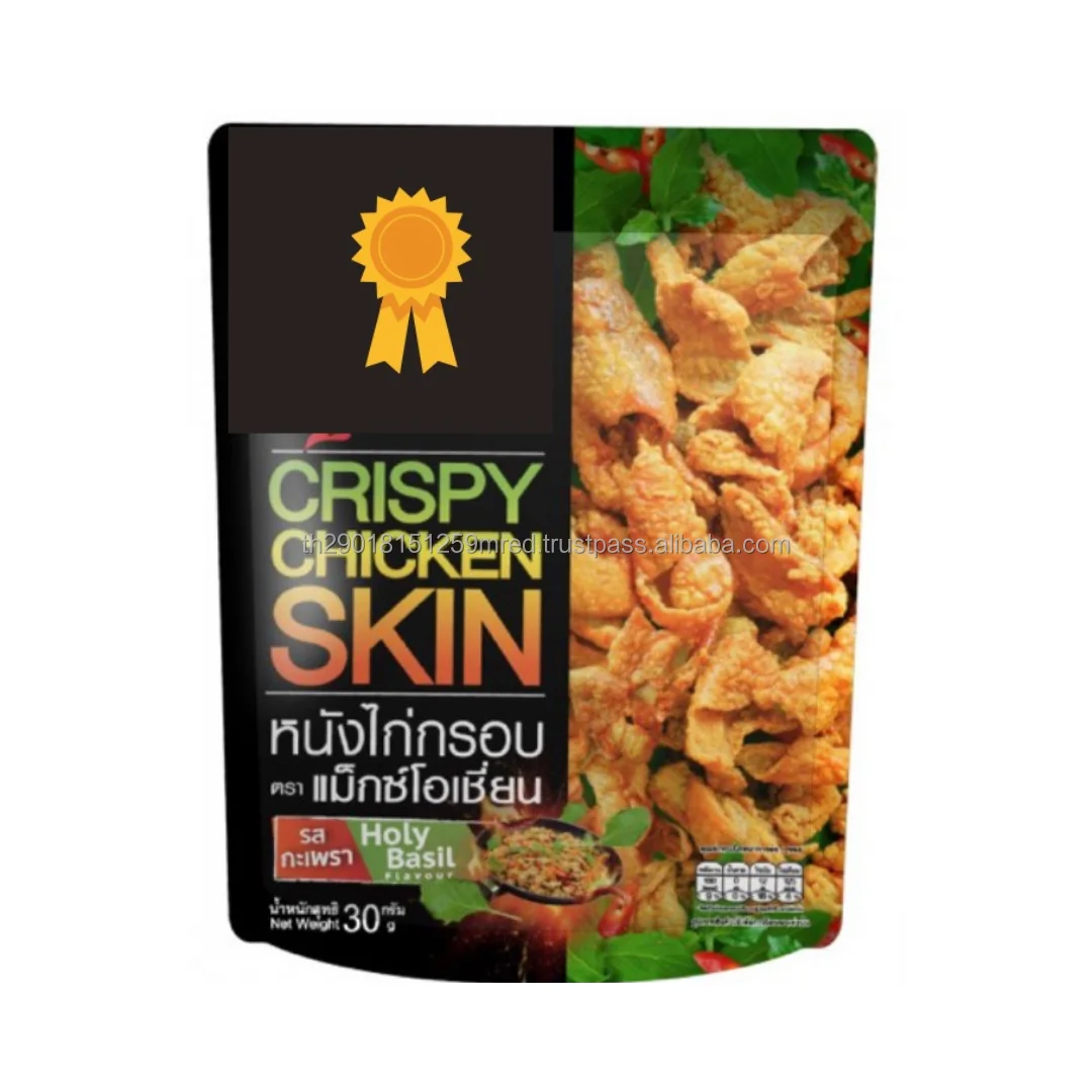 New Flavor Ghost Pepper Flavor Chicken Skin Snack from Thailand  by BEST A EVER Co., Ltd  Captain iLee Brand