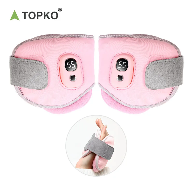 TOPKO High Quality Winter Electric Heating Gloves Indoor Outdoor Half Heated Fingerless Heating Gloves for Men Women