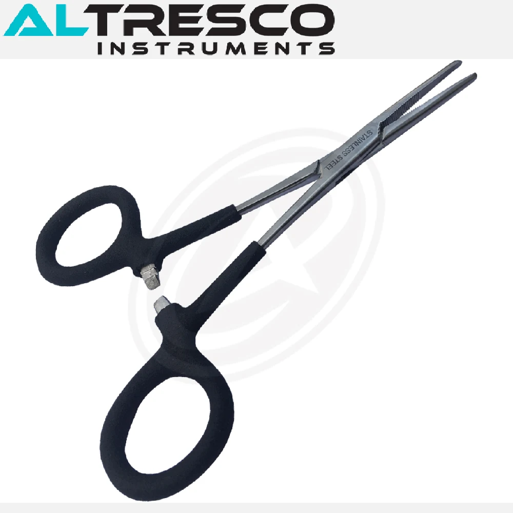 Fishing Forceps Stainless Steel Clamp With (Foam Grip) Handle
