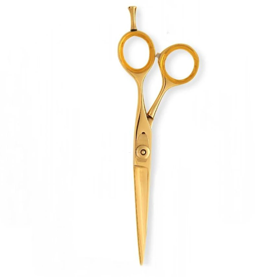 Professional Hair Cutting Scissors 1Pc Shears for Texturizing and Blending Barber Scissors Gold Color Design