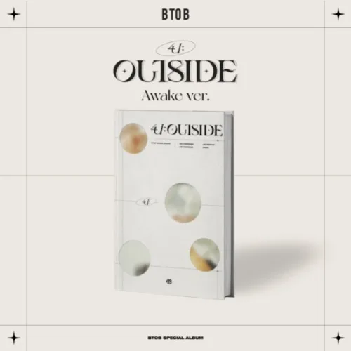 [Official KPOP Album] Korean IDOL Boy Group BTOB 4U Special ALBUM OUTSIDE Awake ver.