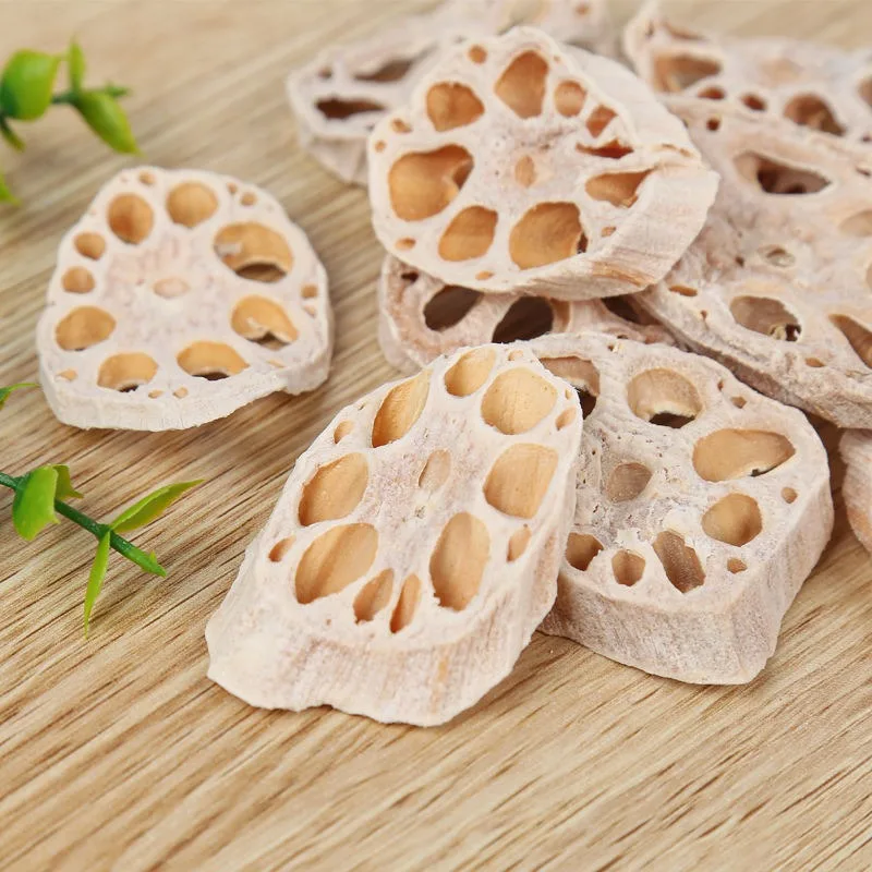 Dried lotus root slices healthy vegan edible dry lotus roots wholesale supply with cheap prices