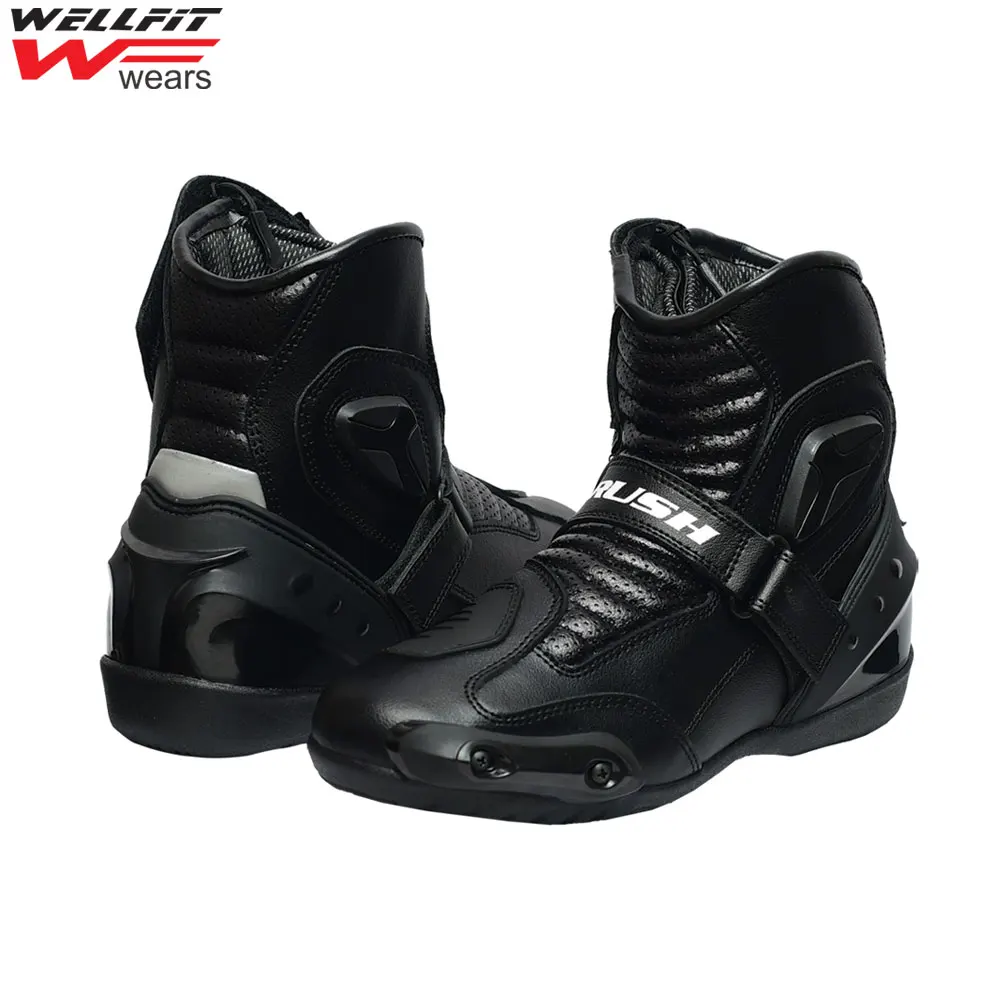 Waterproof Motorbike Boots Racing Boots Riding Leather Motorcycle Shoes Motorcycle & Auto Racing Custom Motorcycle Apparel