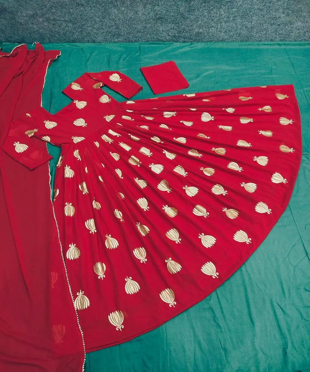 Attractive Designer Party Wear Ladies Wear Stone Work Indian Seasonable Silk Heavy Embroidered Women Adults India & Pakistan 500