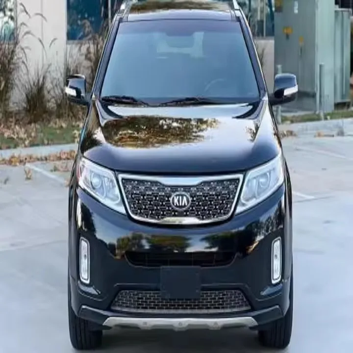 2014 Kia Sorento SX Limited V6 AWD б/у кожаные сиденья с левым рулевым управлением панорамный фонарь для внутреннего интерьера электрическое гибридное топливо Япония