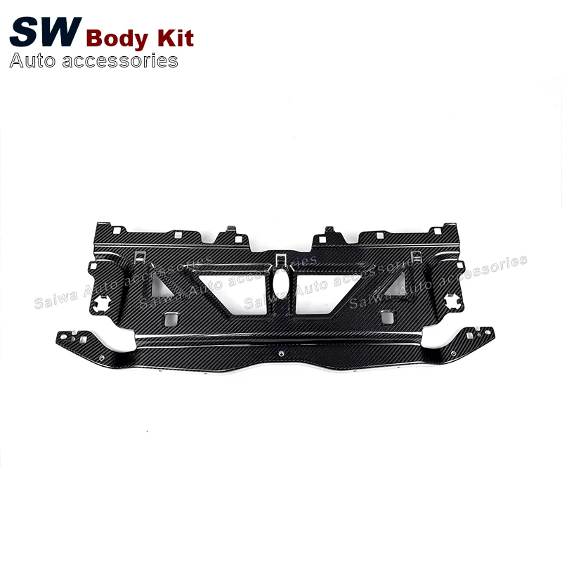 Real Dry Carbon Fiber OEM Style Tank Top Cover Trim For BMW M3 G80 M4 G82 G83 Upgrade Engine Front Cover Trim 2021+