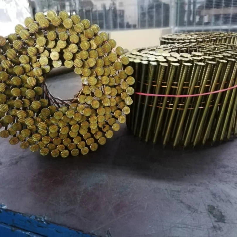 Malaysia Wire Collated Coil Nail Screw/Ring/Smooth Shank For Wooded Pallet Pneumatic Nail Gun Use