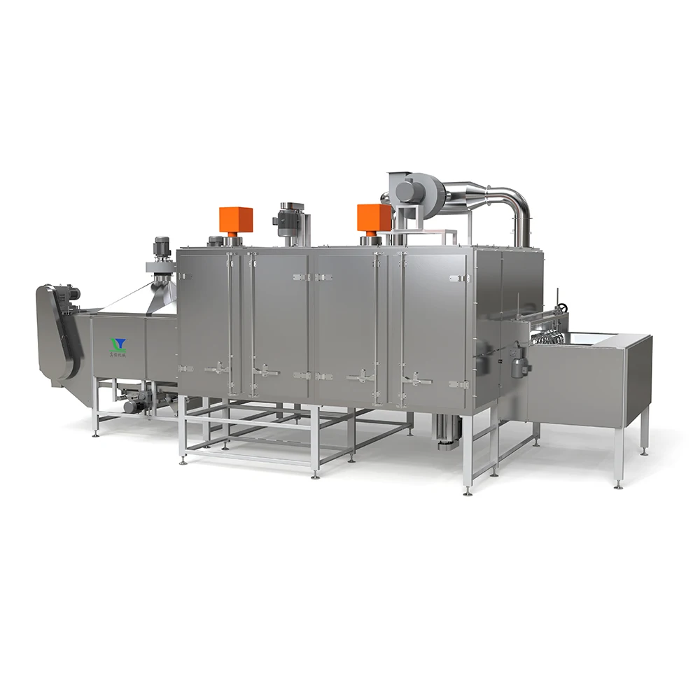 100kg/h Capacity Big Chain Conveyor Snack Vertical Industrial Use Electric Oven