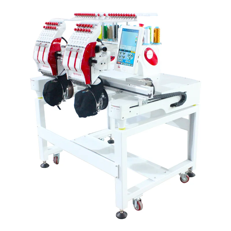 MYS 1202 embroidery machine double head 9/12/15 needle computer industrial embroidery machine