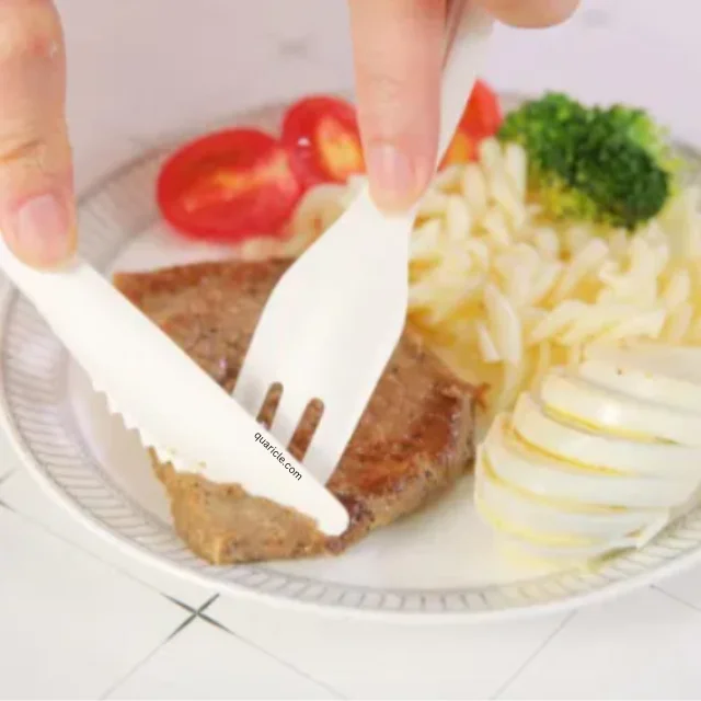 high quality factory price  Disposable  Biodegradable Utensils for Weddings, Events, Birthdays, Travel, Camping hotels bar home