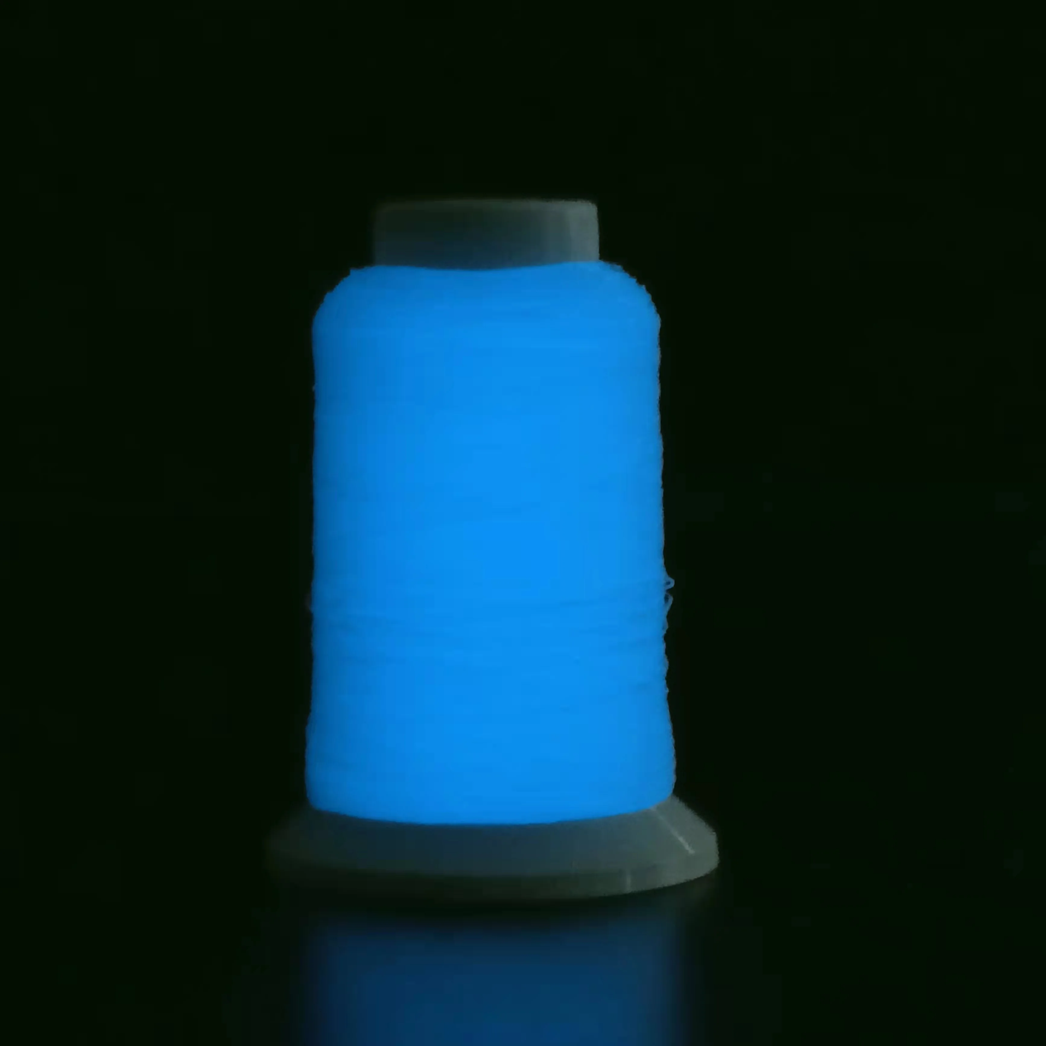 Blue light glow in the dark embroidery thread green light luminous embroidery thread