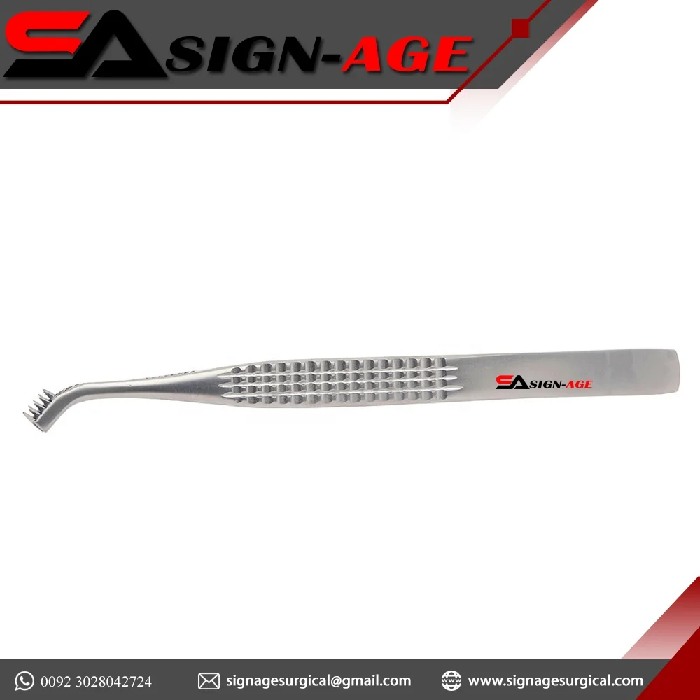 CE Approved Professional Stainless Steel Childe Clip Applying Forceps For Medical Purposes With Customized Logo