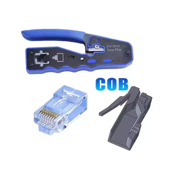 Cat6 and Cat5e RJ45 Connector Crimping Tool for Efficient Termination