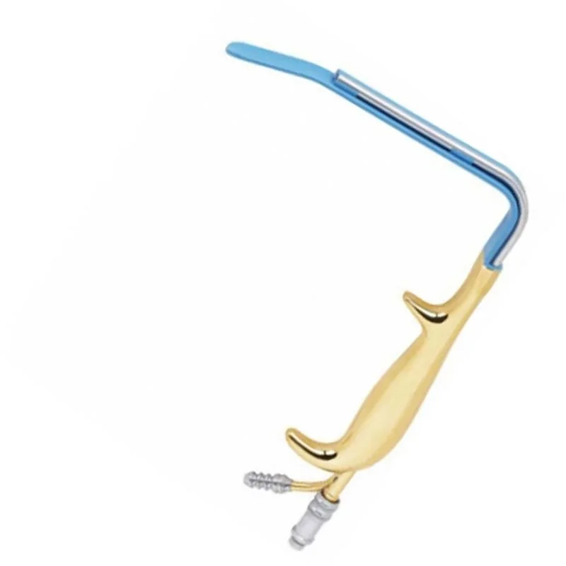 High Quality Brand New Retractor Insulated With Fiber Optic Light Guide and Suction Tube With Smooth End Medical Plastic Surgery