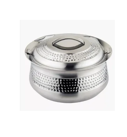 Designer Insulated Stainless Steel Casserole with Leak-Proof Lid Durable Quality Hotpot Food Warmer for Induction for Soup