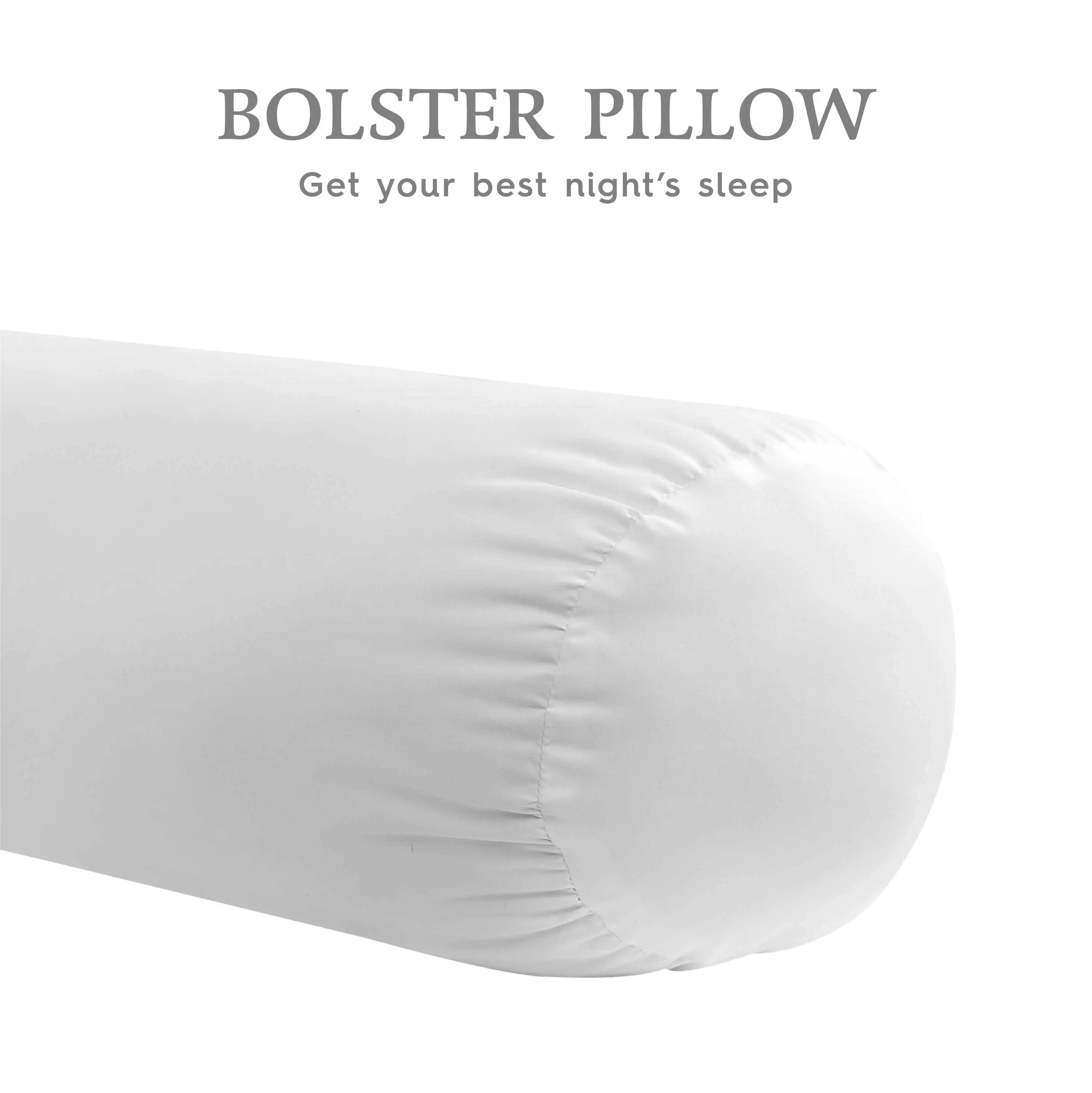 Highly Recommended OEM Long Hugging Bolster Pillow Made From 100% Premium Quality Microfiber Filling With 100% Cotton Fabric