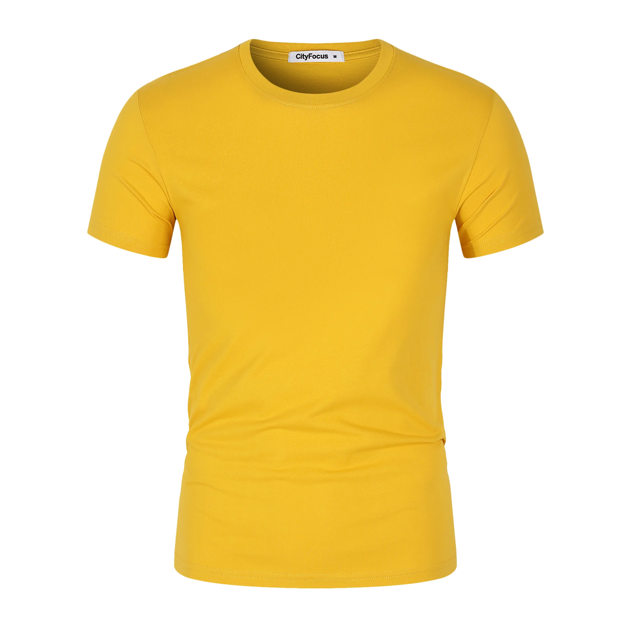 Top Quality Short Sleeve Shirt Polyester 95% Cotton 5% Spandex Gym Wear Muscle Shark Compression Sport 0 neck T Shirt Men