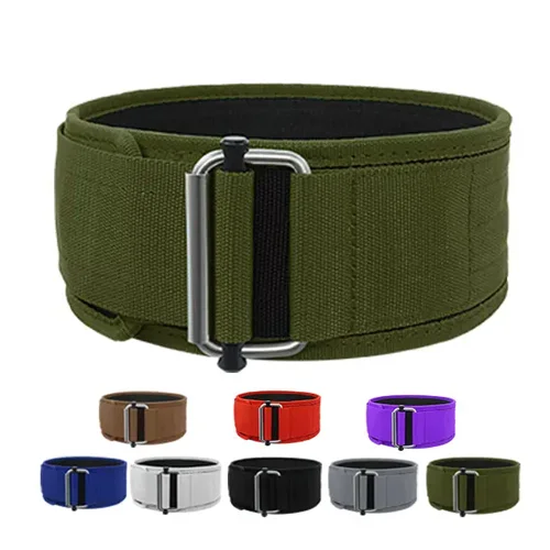 Body Slimming Cowhide Gym Waist Trainer Belt for Men 13mm Leather Weightlifting Belt Slimming Waist Trimmer for Weight Lifting