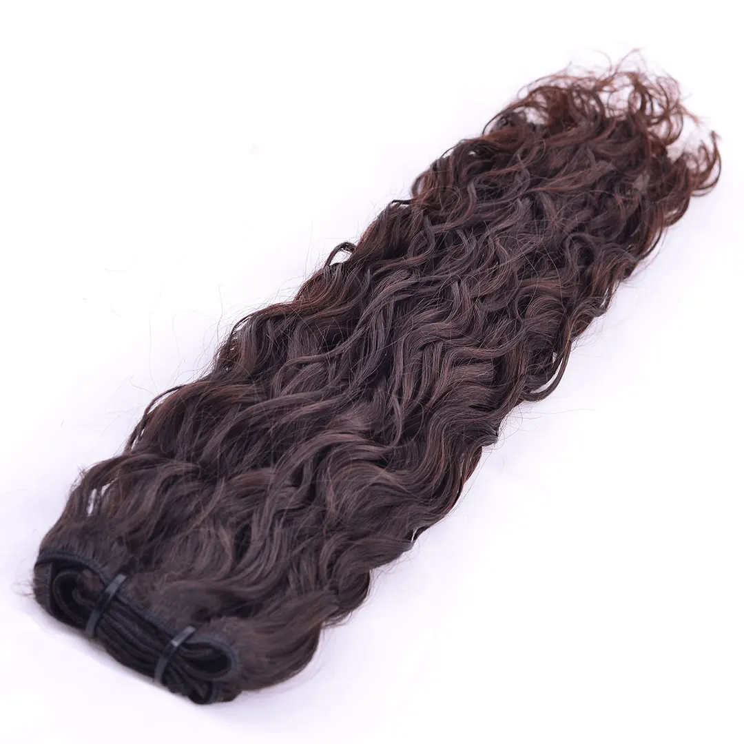 Raw Unprocessed Natural Curly Hair Bundle Original Estate Curly Hair Vendor Top Style Wavy and Straight hair Extensions Fre