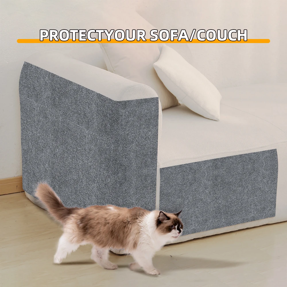 Wholesale  New Arrival Pet Self-Adhesive Pat Suitable For Cat Tree Sofa Walls Covering Scalable Foldable Cat Scratch Mat