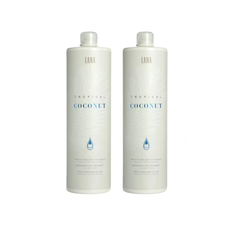 Отличная продажа Бразилия 1000 мл/33 8 fl.oz. Lana Brasiles тропический кокосовый сглаживающий ремонт волос