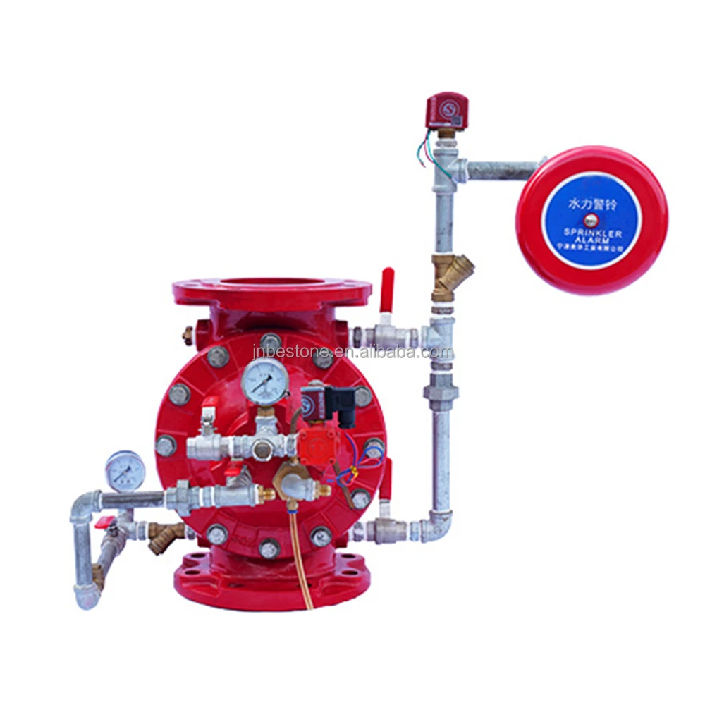 Made in China Factory production 300PSI Ductile iron Fire-protection Deluge Diaphragm Type Alarm Valve