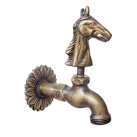 Garden Decoration Bronze Metal Snake Horse Bird Butterfly Multi Animal Faucet