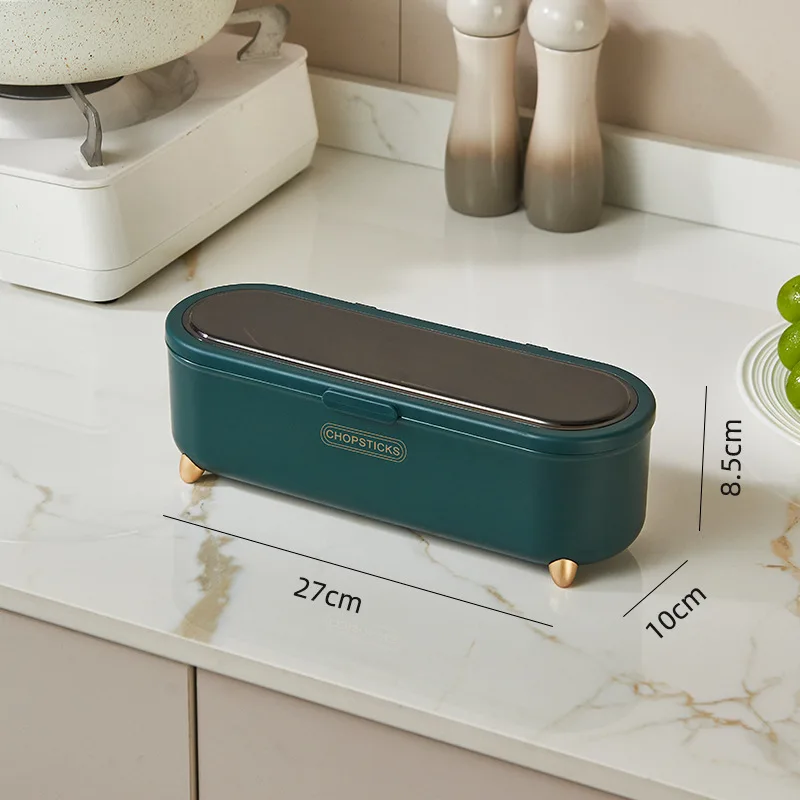 Modern Household Kitchen PP Compartment Seasoning Box Salt Sugar Msg Storage Box Combination Set