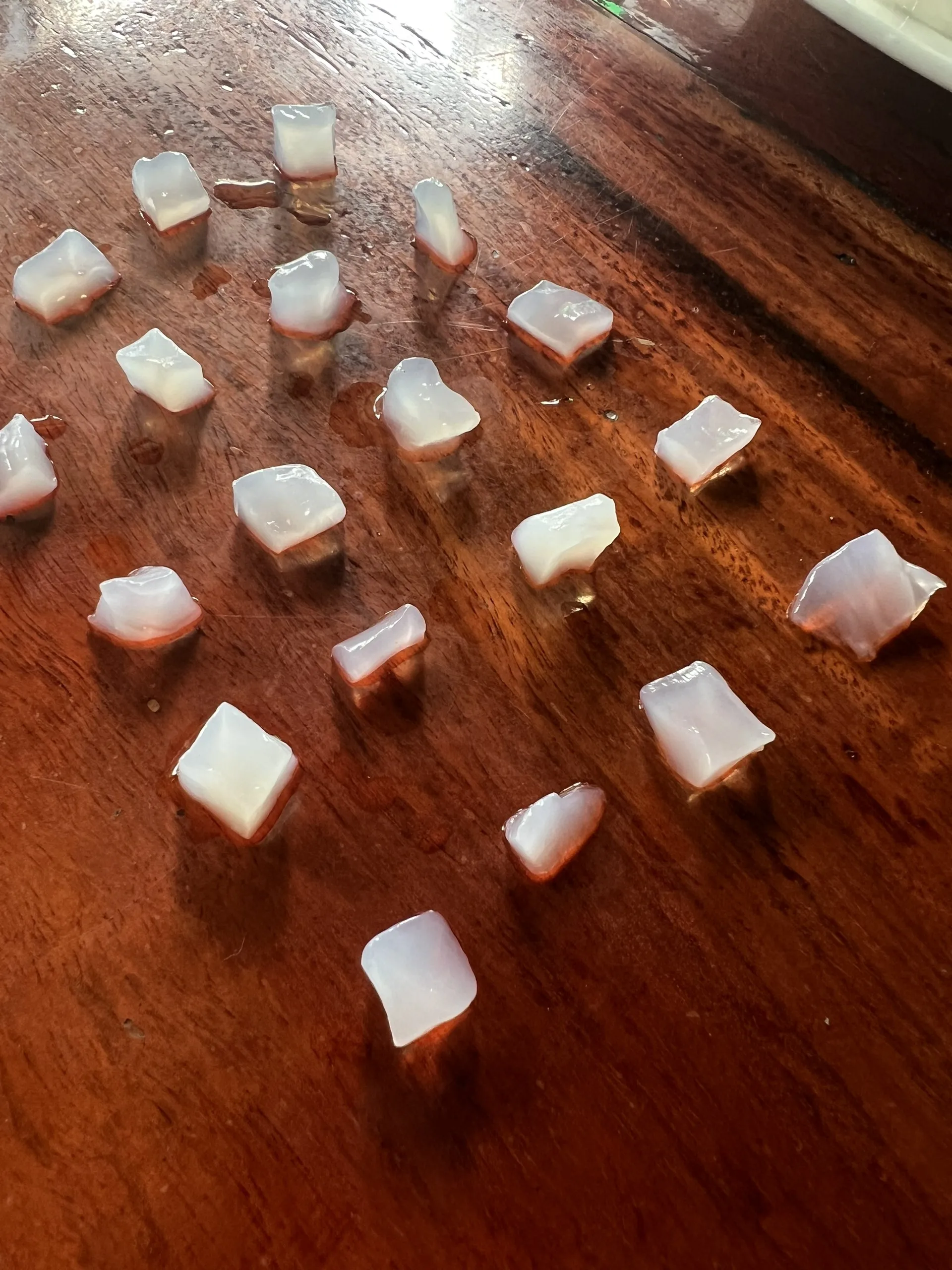 Кокосовое желе для сока мороженое-лапша Nata de coco измельченное и кубическое количество 1:10 / MS.THI Нгуен + 84 988 872