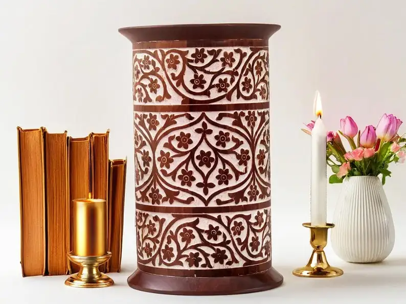 Cremation wooden urn urn for Adult ashes Human ash urn box Personalized Wooden With The Sizes Of 4.3 X8.8 inches