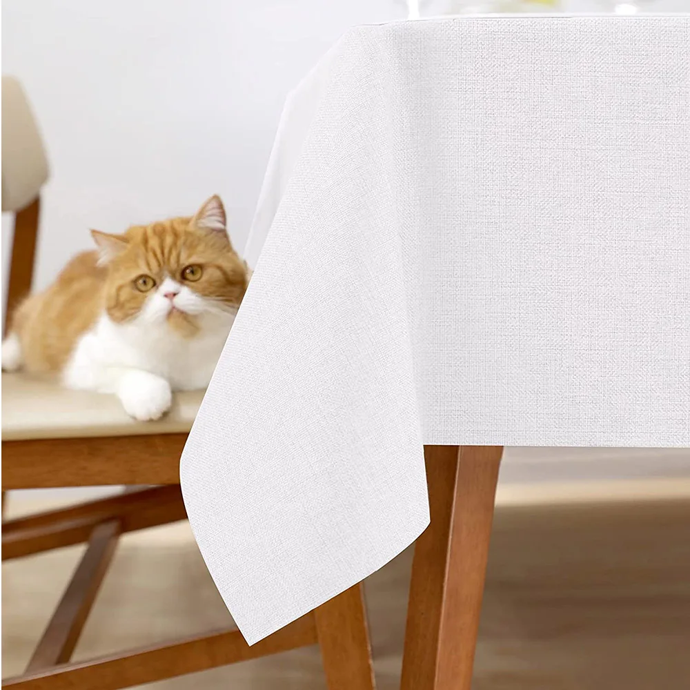 100% Cotton Premium White Table Cloth Manufacture In India Hot Selling Products Trendy Luxury Party Cheap Price High Quality