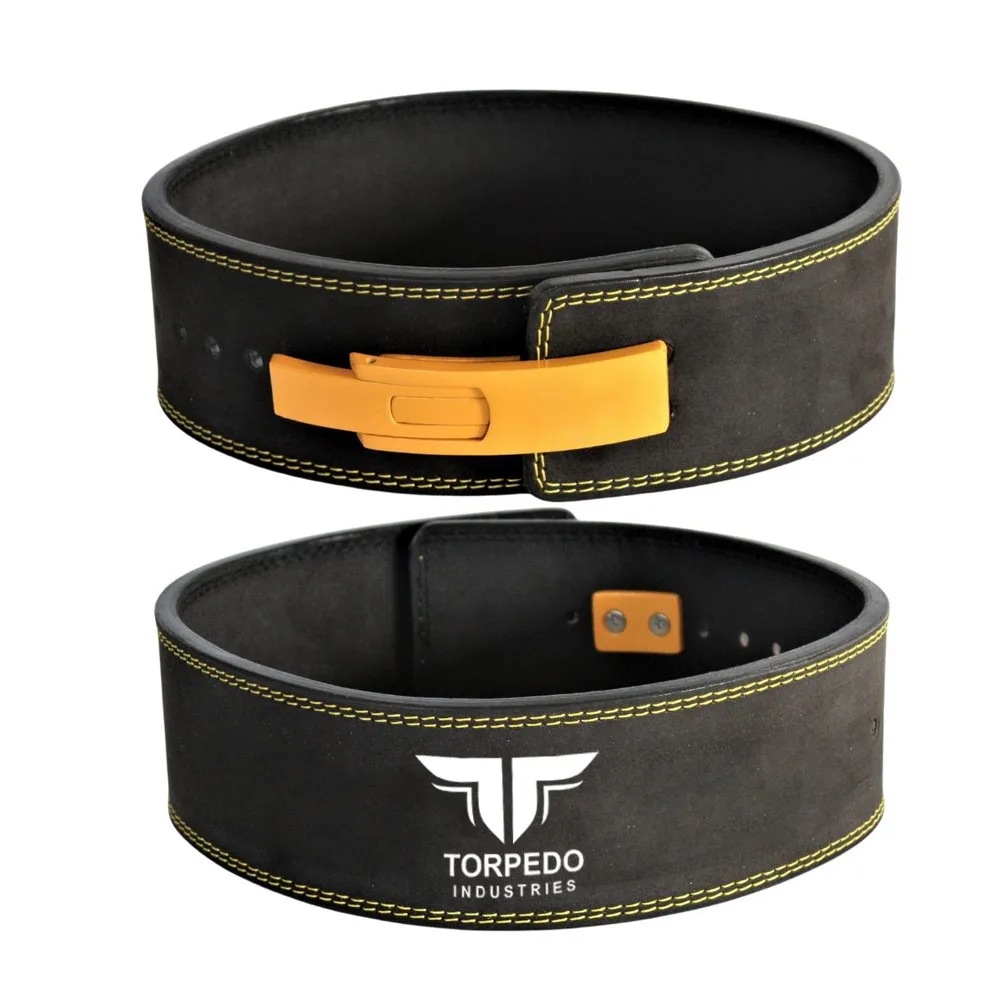 Customized color 13mm thickness lever buckle belt Wholesale camouflage fitness weight lifting lever belt gym lever belt