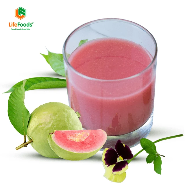 Feature style package price storage purity wholesale puree Frozen Guava Puree Lifefoods from Vietnam